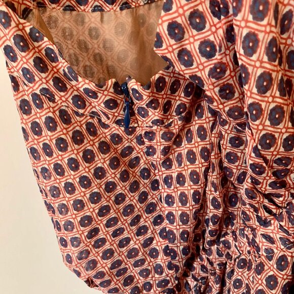 JCrew Silk Flower Print Dress size 0 - Picture 3 of 5